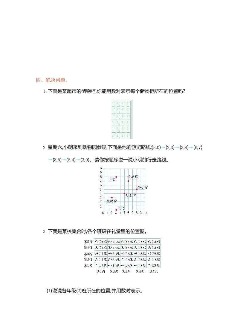 图片[3]-五年级数学上册第2单元测试卷1（人教版）-学科资源库
