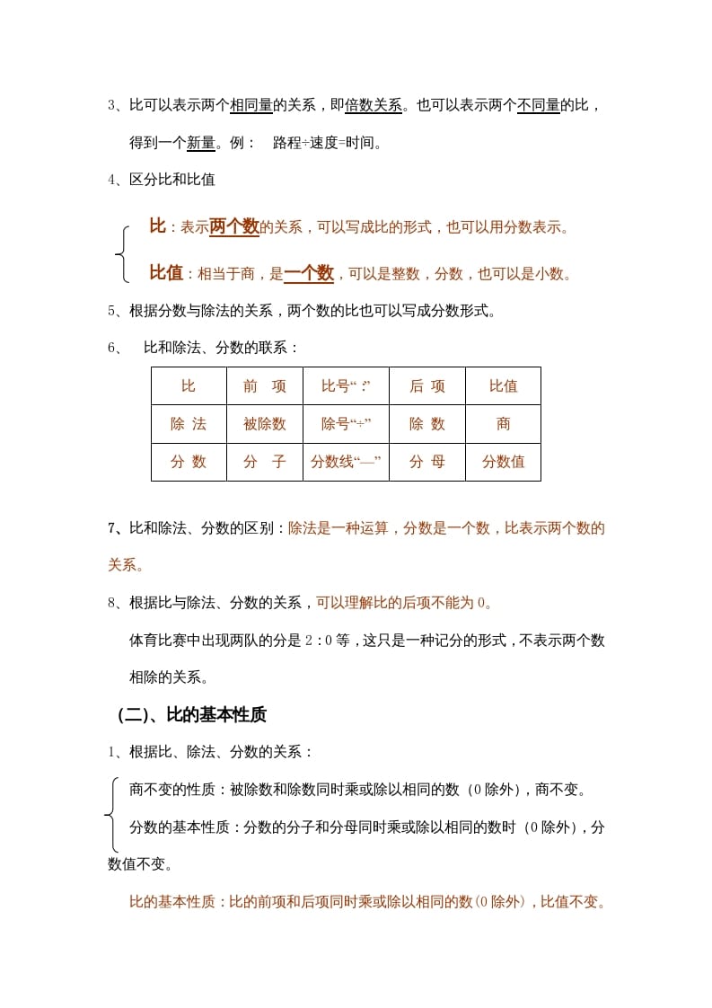 图片[3]-六年级数学上册第2单元归纳总结（人教版）-学科资源库