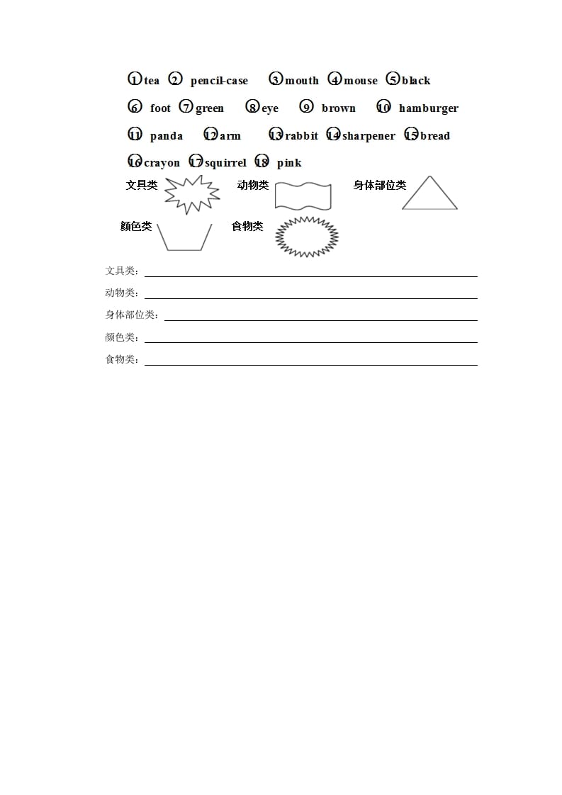 图片[2]-三年级英语上册Unit+4lesson6《pets》习题（人教版一起点）-学科资源库