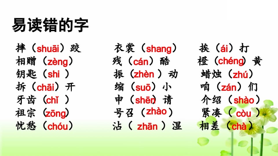 图片[2]-三年级语文上册生字专项复习（部编版）-学科资源库