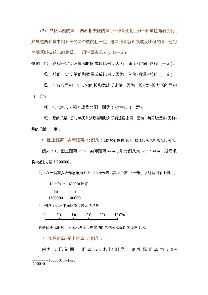 图片[2]-六年级数学上册第6单元归纳总结（人教版）-学科资源库