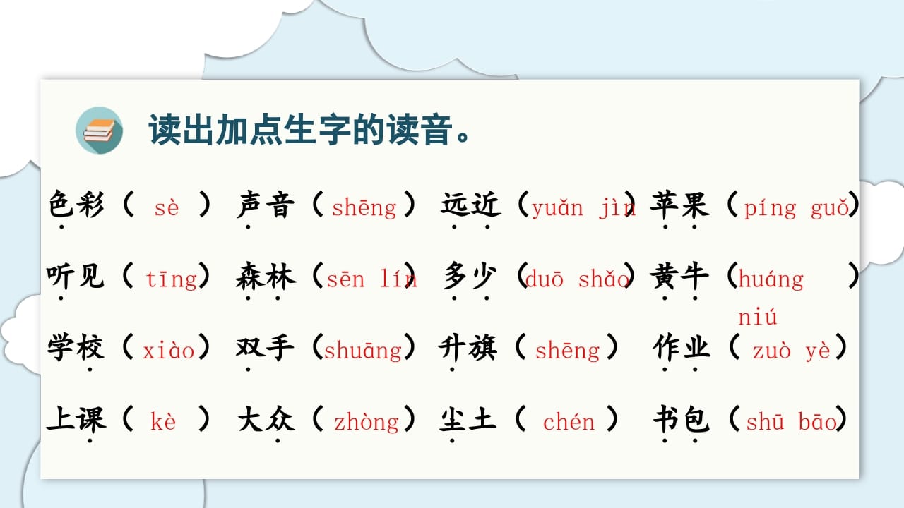 图片[3]-一年级语文上册（复习课件）第五单元（部编版）-学科资源库