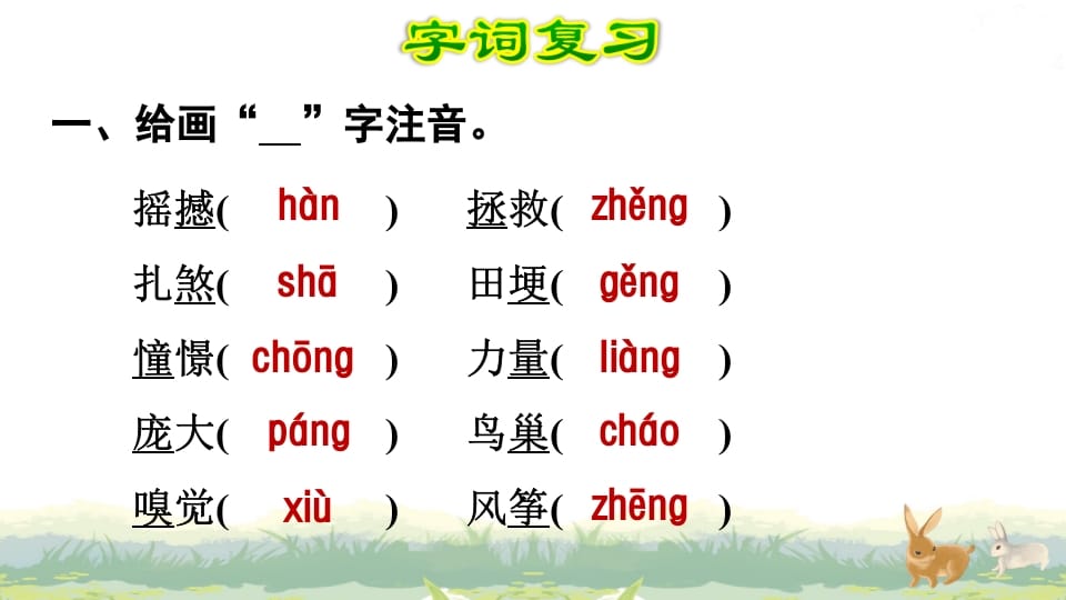 图片[2]-四年级语文上册第5单元复习-学科资源库