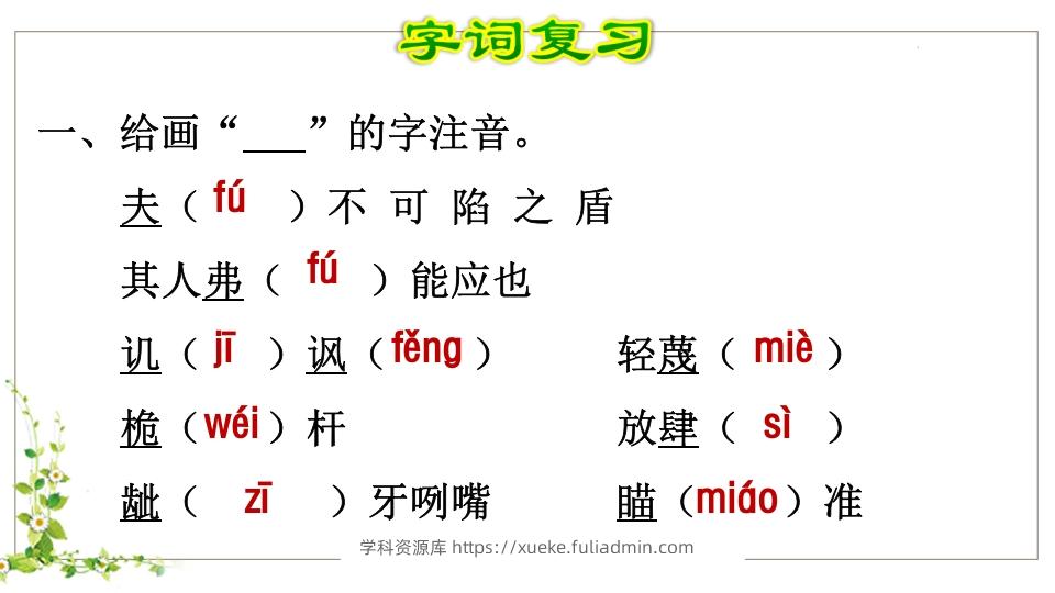 图片[2]-五年级语文下册第6单元知识点课件（部编版）-学科资源库