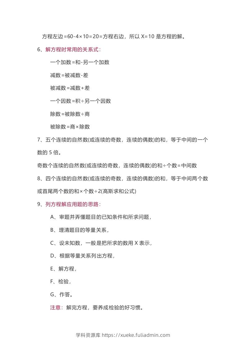 图片[2]-苏教版数学5年级下册数学知识点-学科资源库