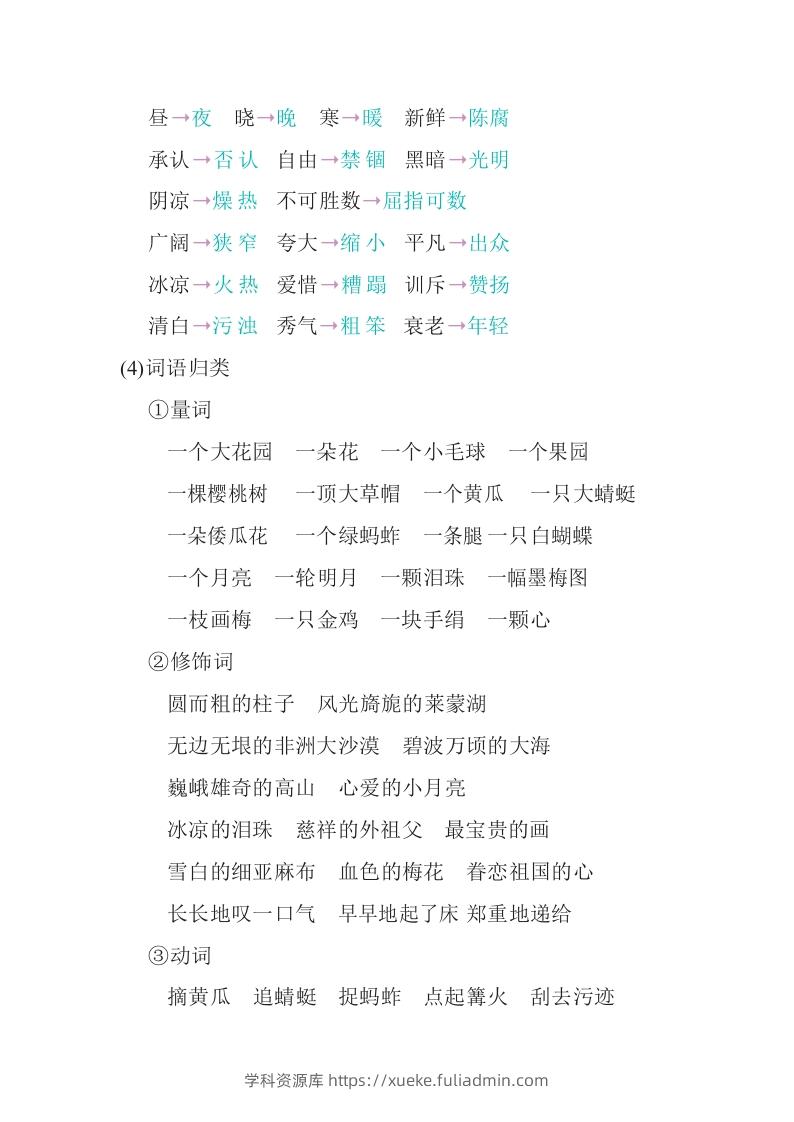图片[3]-五年级语文下册知识要点汇总（部编版）-学科资源库