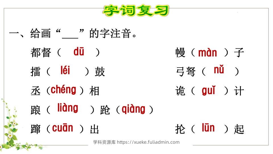 图片[2]-五年级语文下册第2单元知识点课件（部编版）-学科资源库