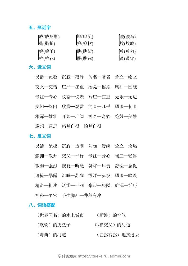 图片[2]-五年级语文下册第七单元单元知识小结（部编版）-学科资源库
