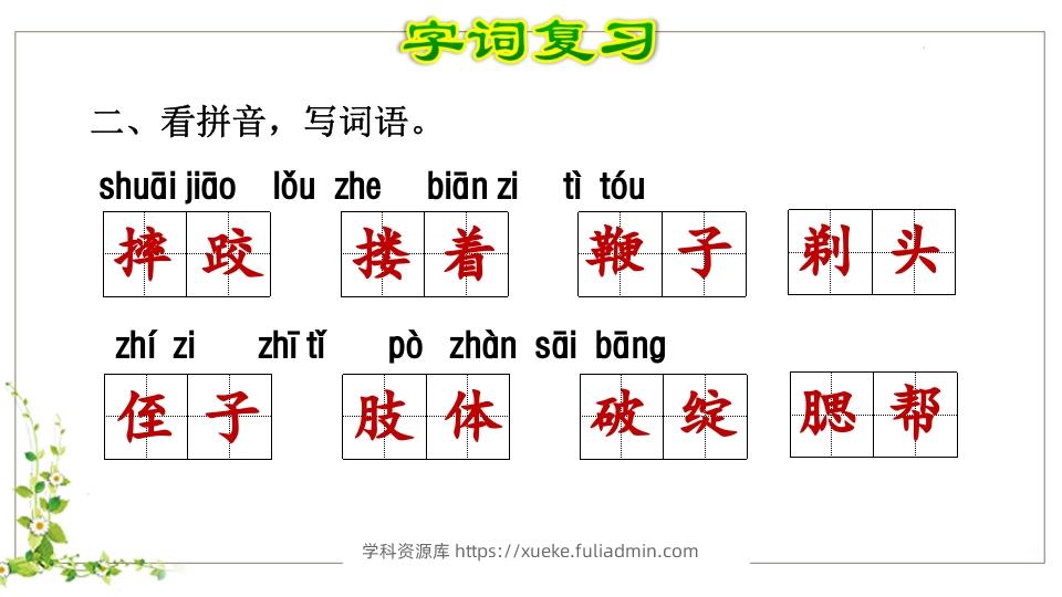 图片[3]-五年级语文下册第5单元知识点课件（部编版）-学科资源库