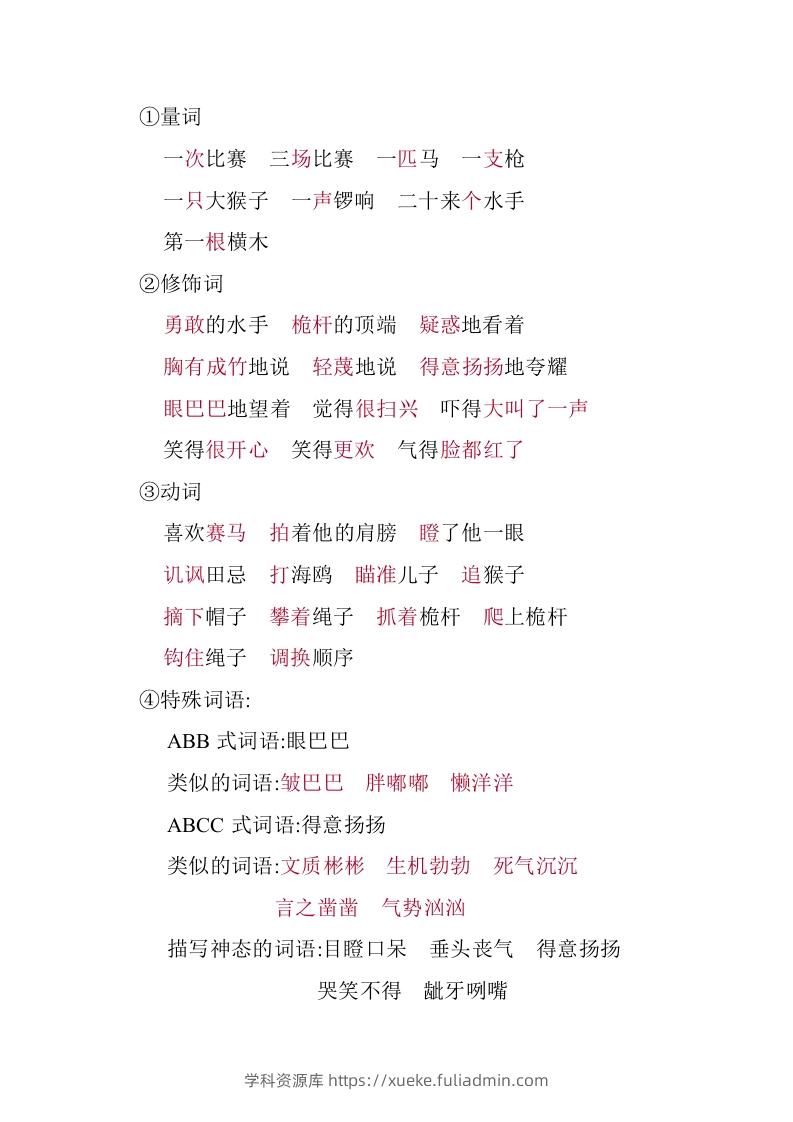 图片[3]-五年级语文下册第六单元知识小结（部编版）-学科资源库