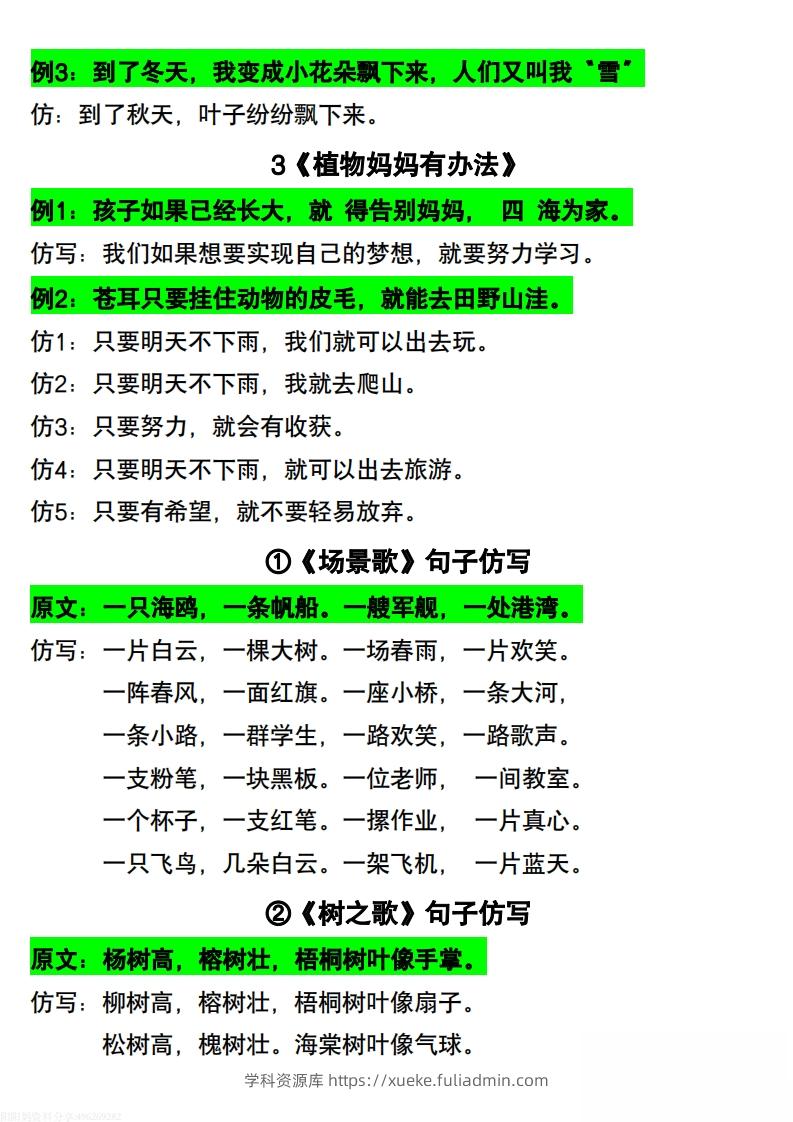 图片[2]-【常考重点仿写句子】二上语文-学科资源库