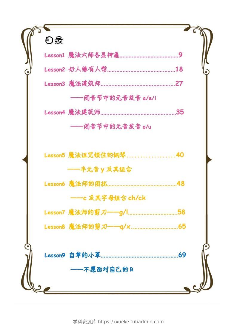 【自然拼读】趣味笔记1-学科资源库